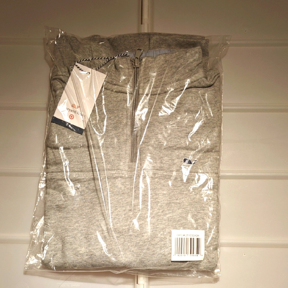 New Rare Vineyard Vines X Target Collab 14 Zip Pullover Jacket
